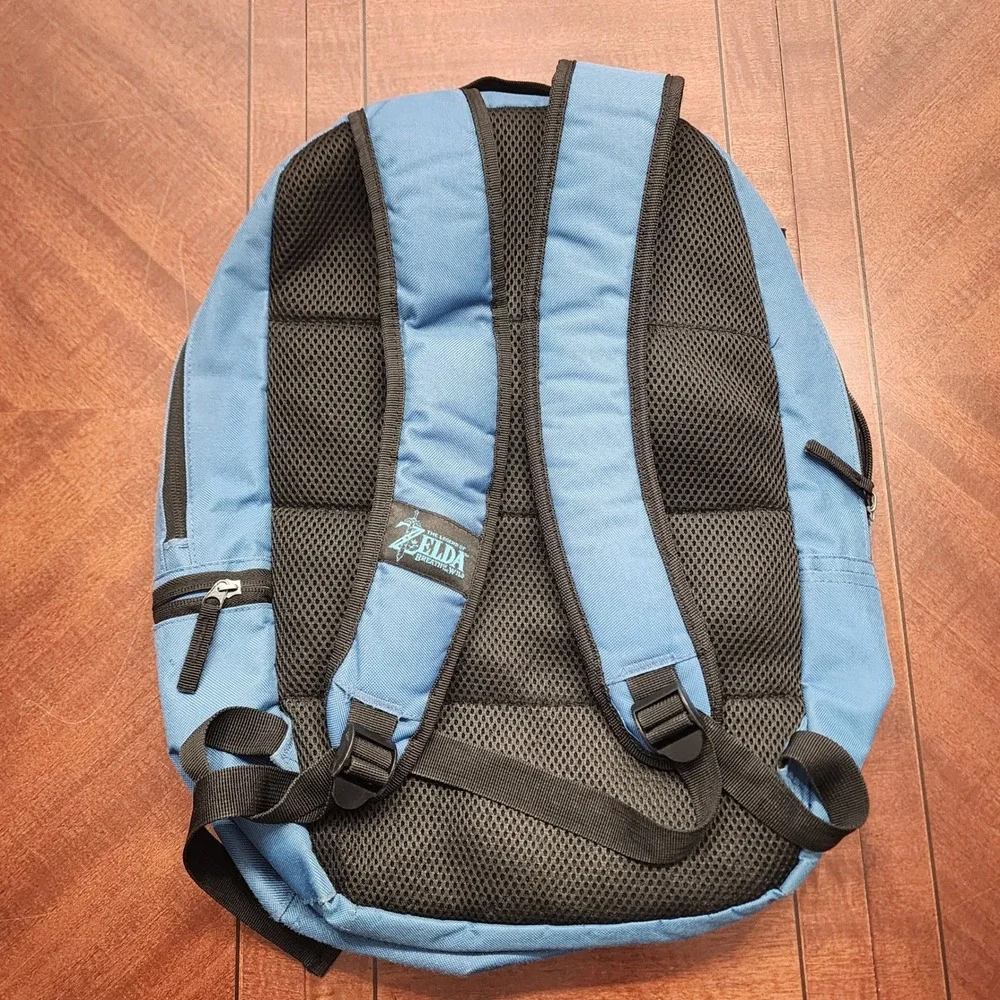 Nintendo Backpack Unisex Large Blue Zelda Breath of the Wild Link Graphic Bag